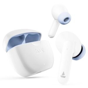 boAt Airdopes 120 Truly Wireless in Ear Ear Buds w/in Ear Detection, 40 hrs Playtime, BTv5.3 & IPX4(Ivory White)