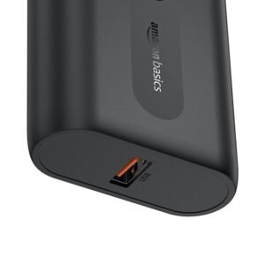 Amazon Basics 10000 mAh Lithium Polymer Mini Power Bank (Black)