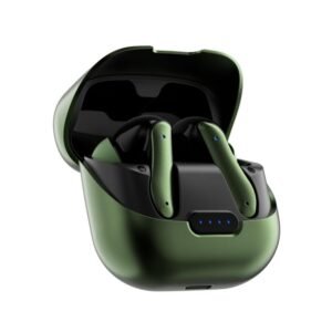 Amazon Basics TWS in-Ear Earbuds (AB-T01B) with Fast Charging up to 80 Hours of Playtime | Touch Control (Green)