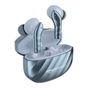 Amazon Basics TWS in-Ear Earbuds (AB-T10) with Fast Charging up to 50 Hours of Playtime | (Blue)  Add to Wishlist  Compare