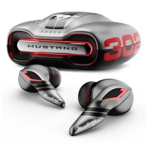 Boult X Mustang Newly Launched Torq TWS Earbuds with 60H Playtime, IPX5 Ear buds Wireless (Silver)