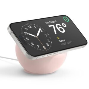 elago MS2 Charging Stand Compatible with MagSafe Charger – Premium Silicone Stand , Sand Pink