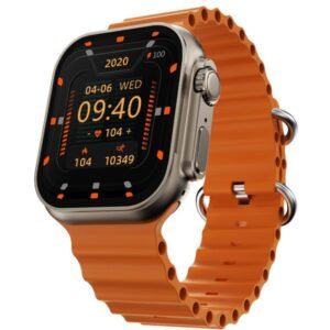 Fire-Boltt Dapper’s 54.61 mm (2.15 inch) IPS Big Screen, GPS Tracking, (Orange)